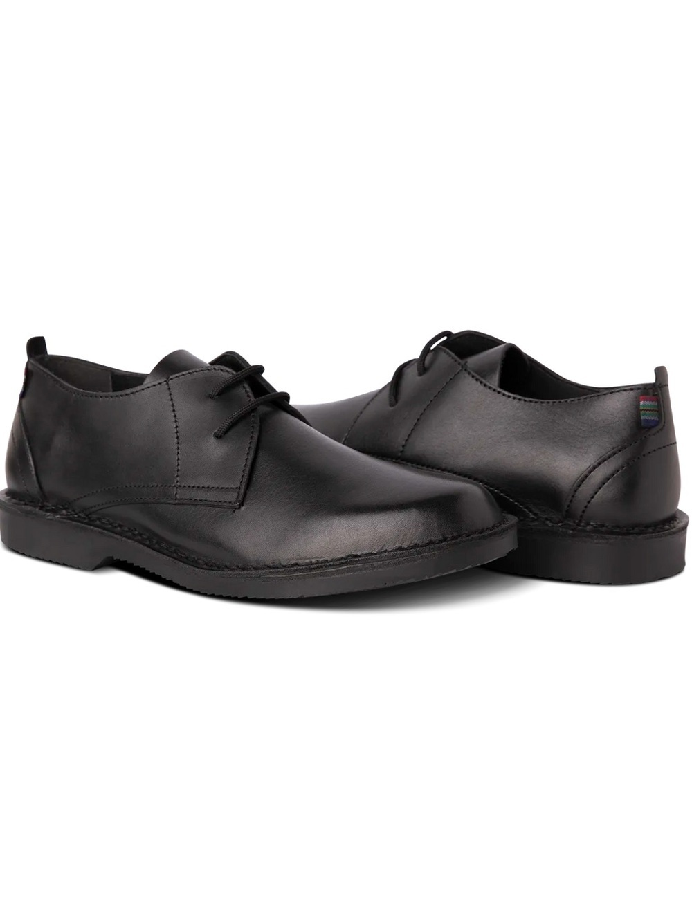 VELDSKOEN Black Smart Shoe M Size 6/ w 8 Handmade In South Africa black Shoes